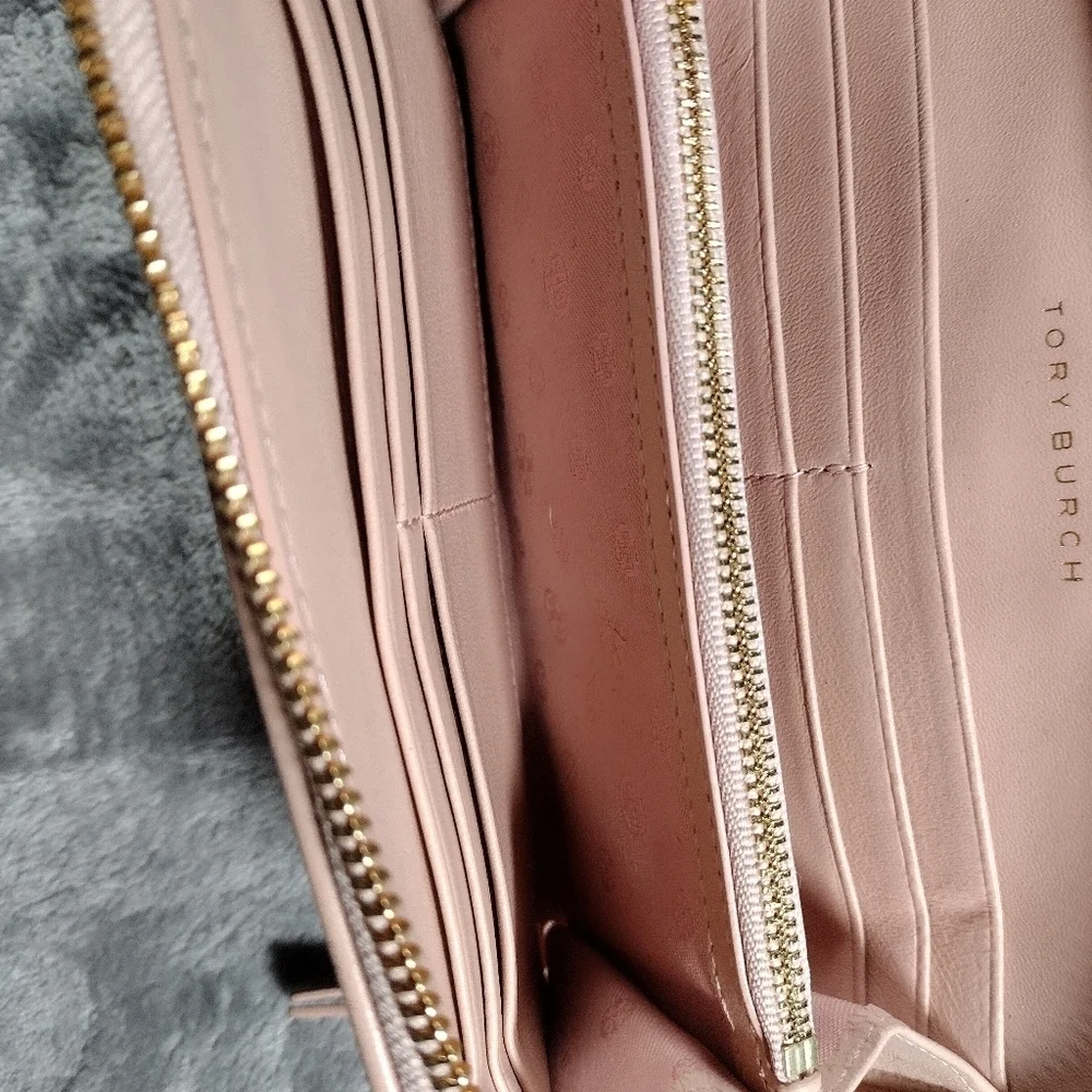 Tory Burch Alexa Blush Pink Wallet